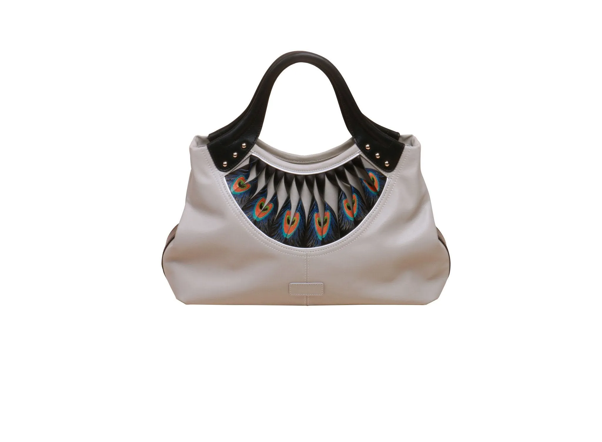 Feather White Tote