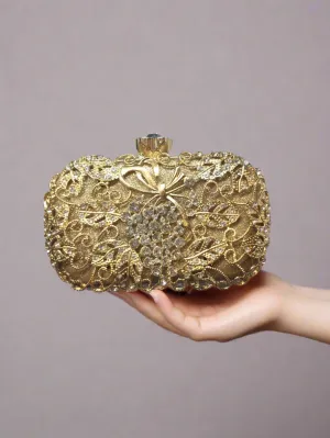gold Fancy Clutch for women
