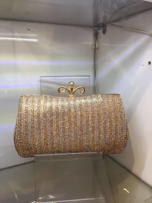 golden silver Fancy Clutch for women