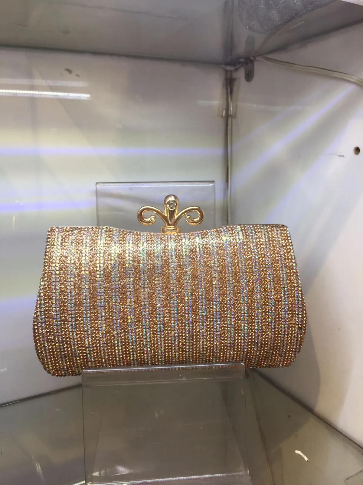 golden silver Fancy Clutch for women