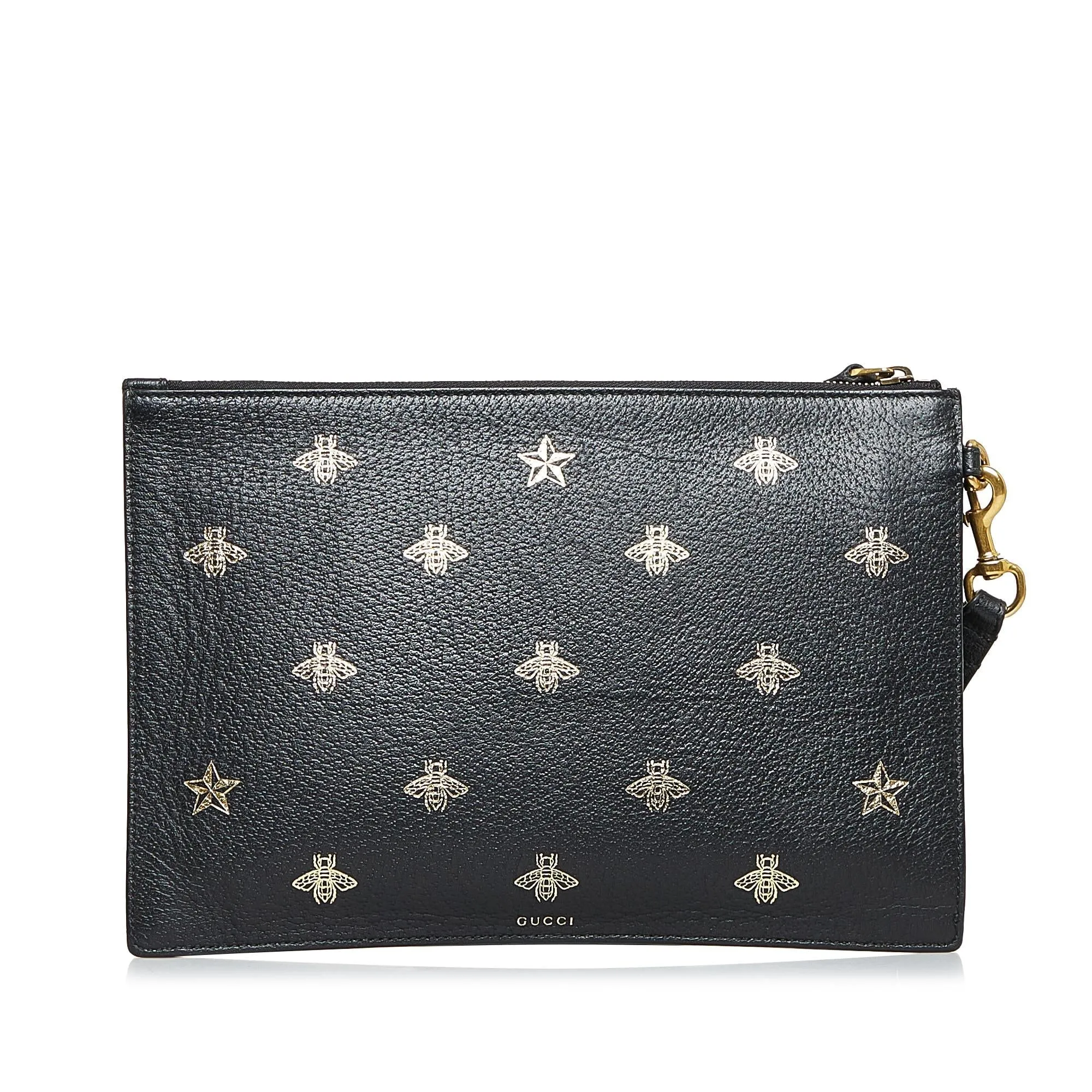 Gucci Bee Star Clutch (SHG-yQxXBk)