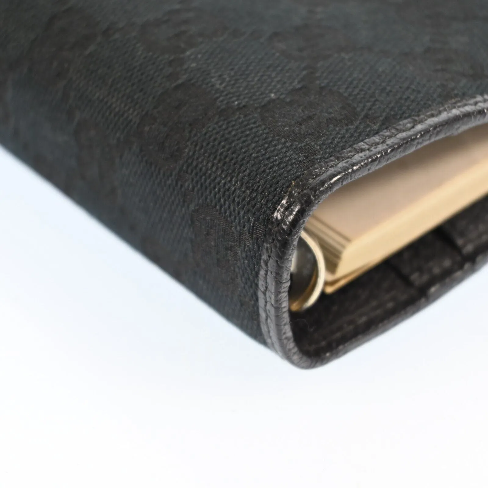 Gucci Gg Canvas Planner Cover Black