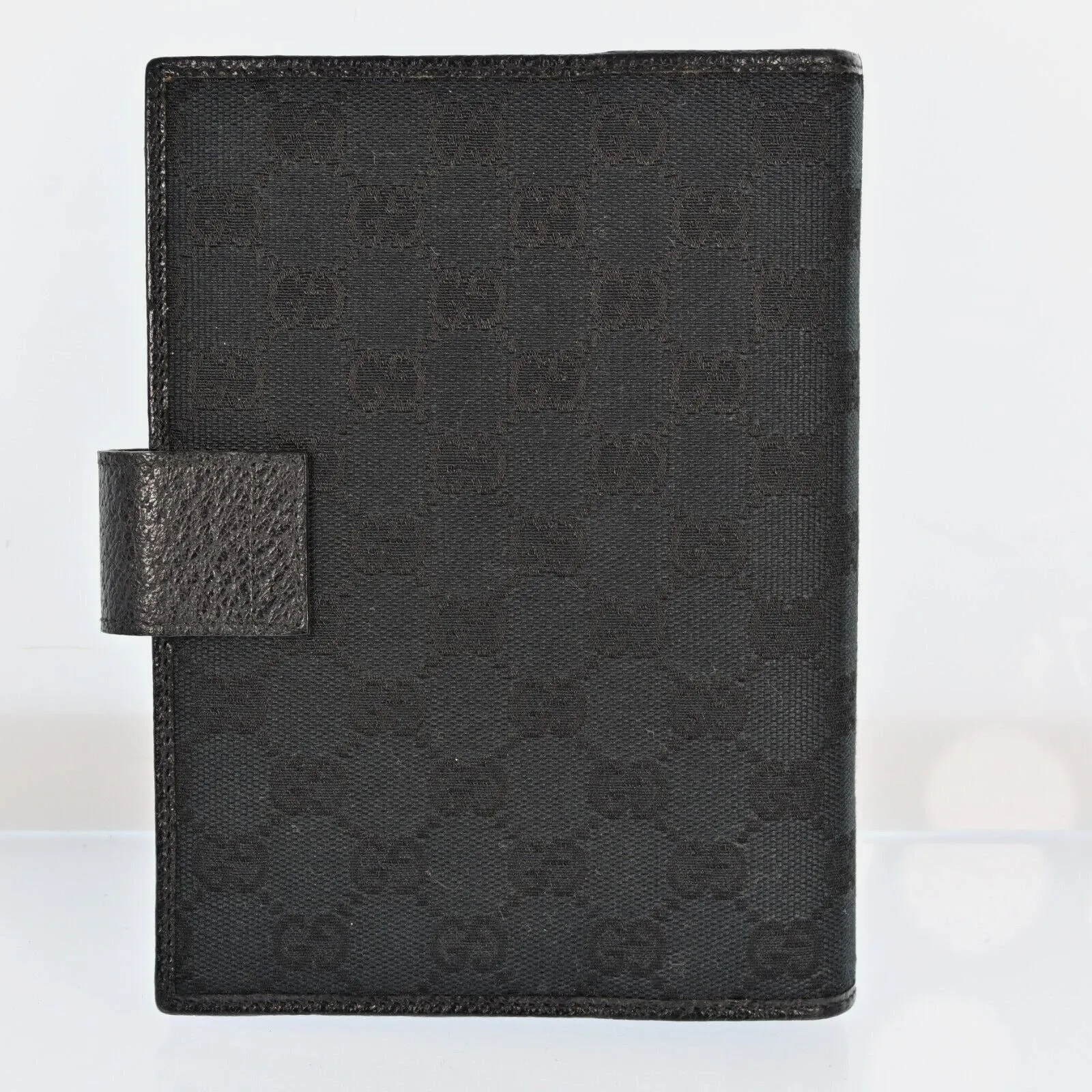 Gucci Gg Canvas Planner Cover Black