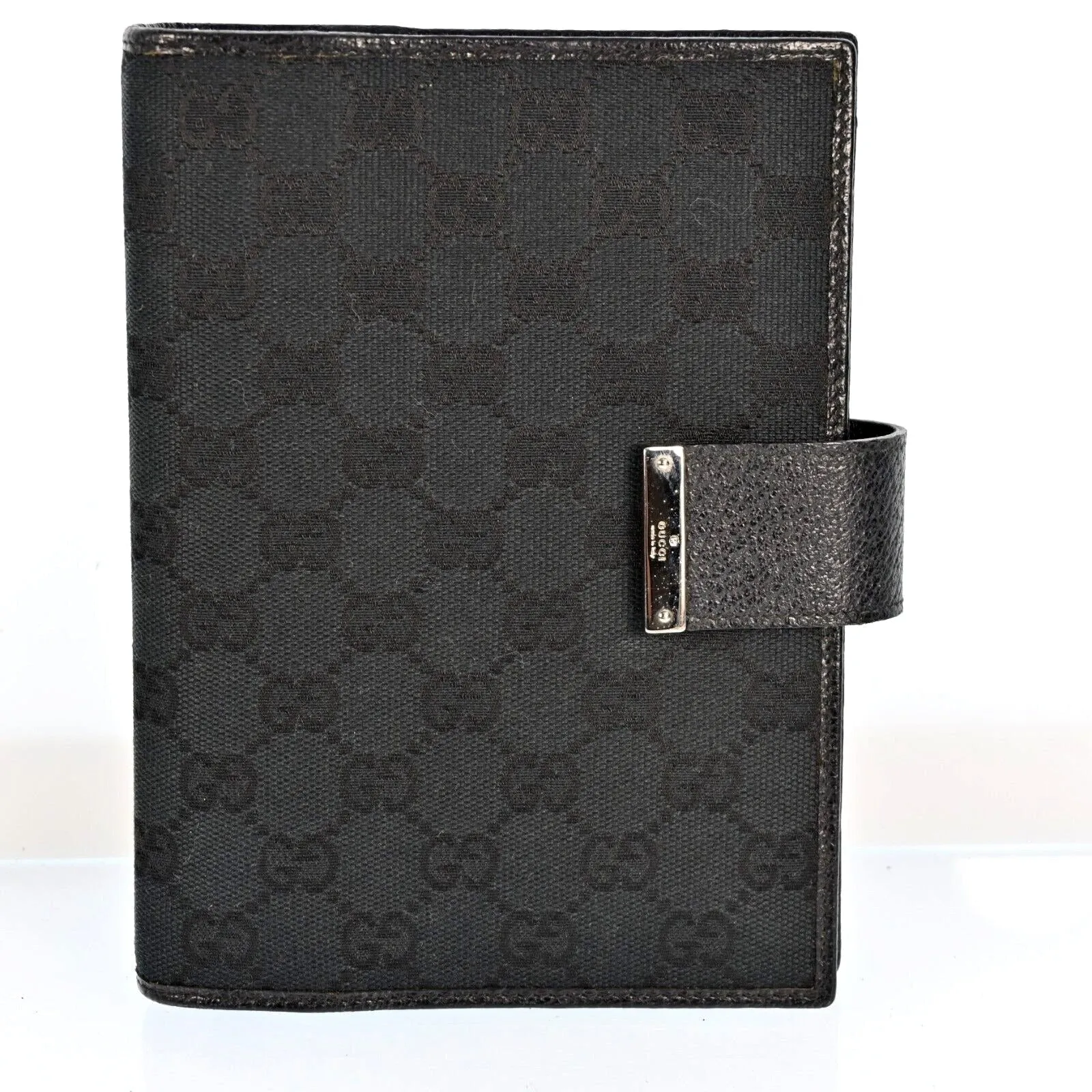 Gucci Gg Canvas Planner Cover Black