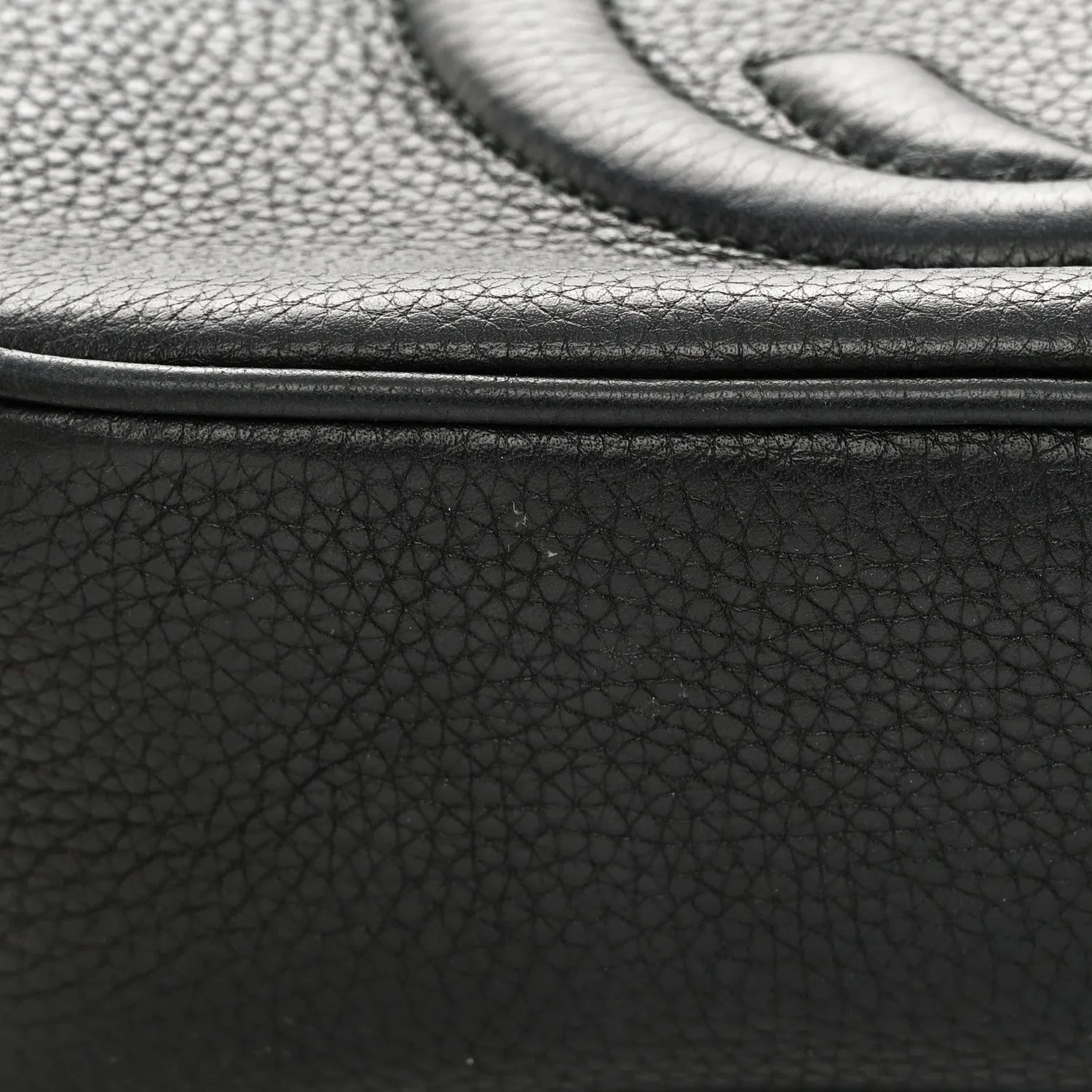 Gucci Pebbled Calfskin Small Soho Disco