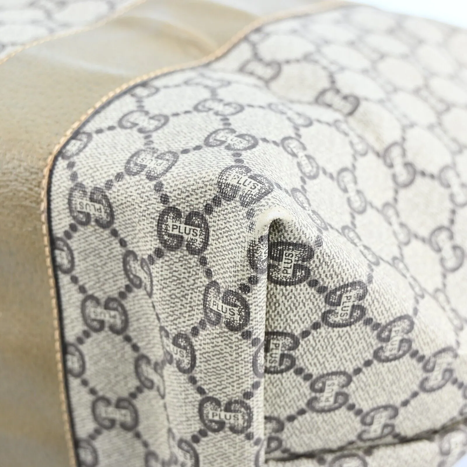 Gucci Plus Web Sherry Line Boston Bag
