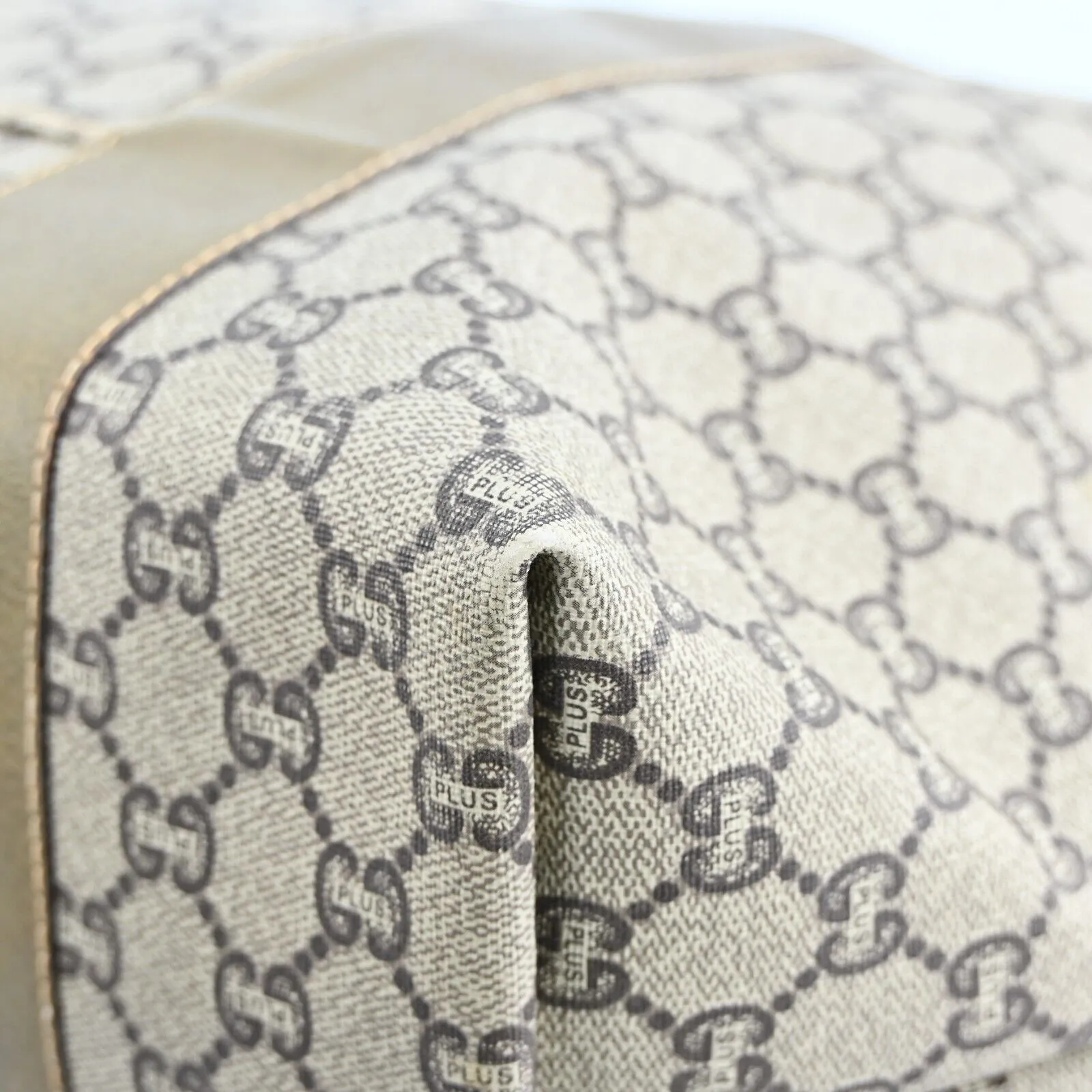 Gucci Plus Web Sherry Line Boston Bag