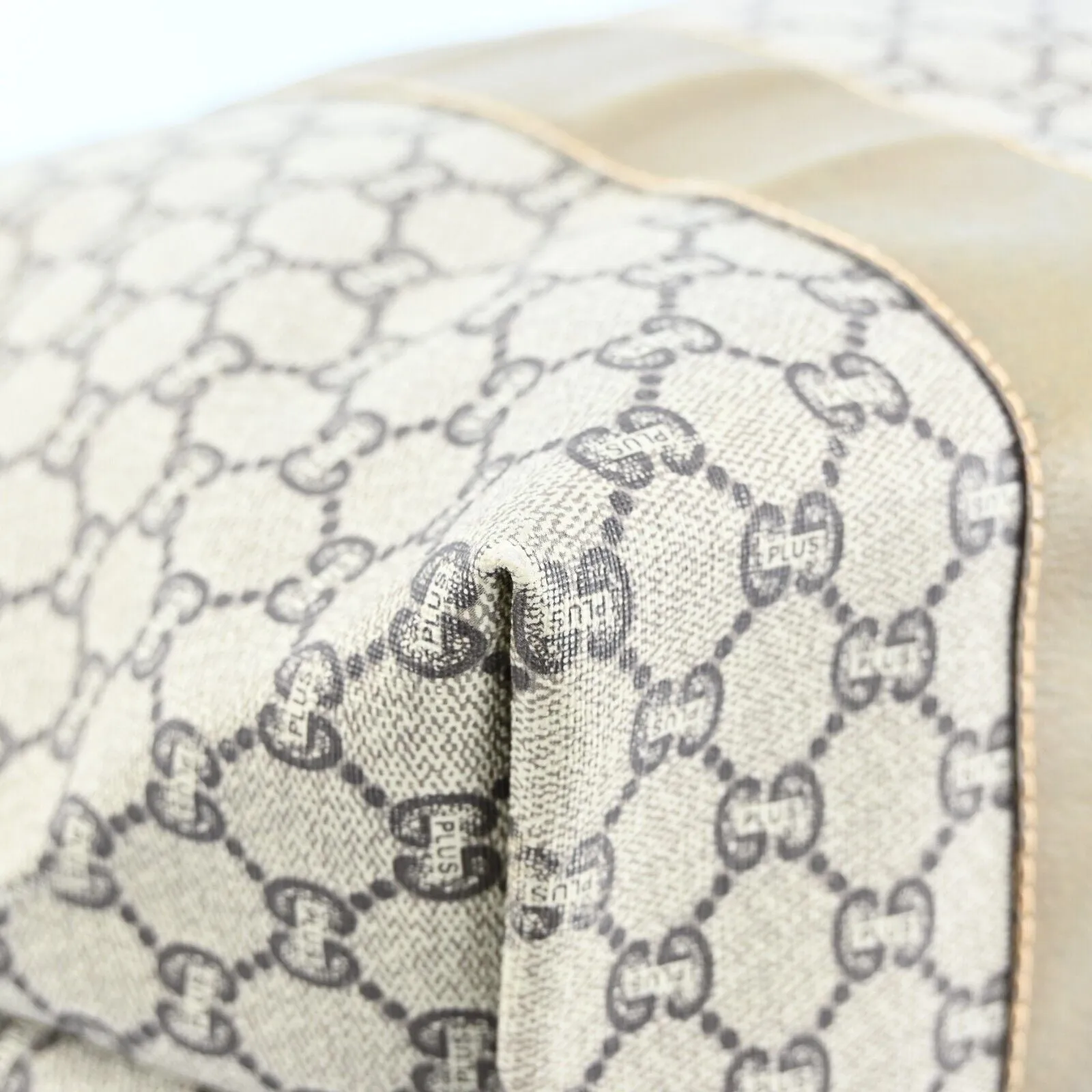 Gucci Plus Web Sherry Line Boston Bag