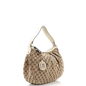 Gucci Sukey Hobo Gg Canvas Medium