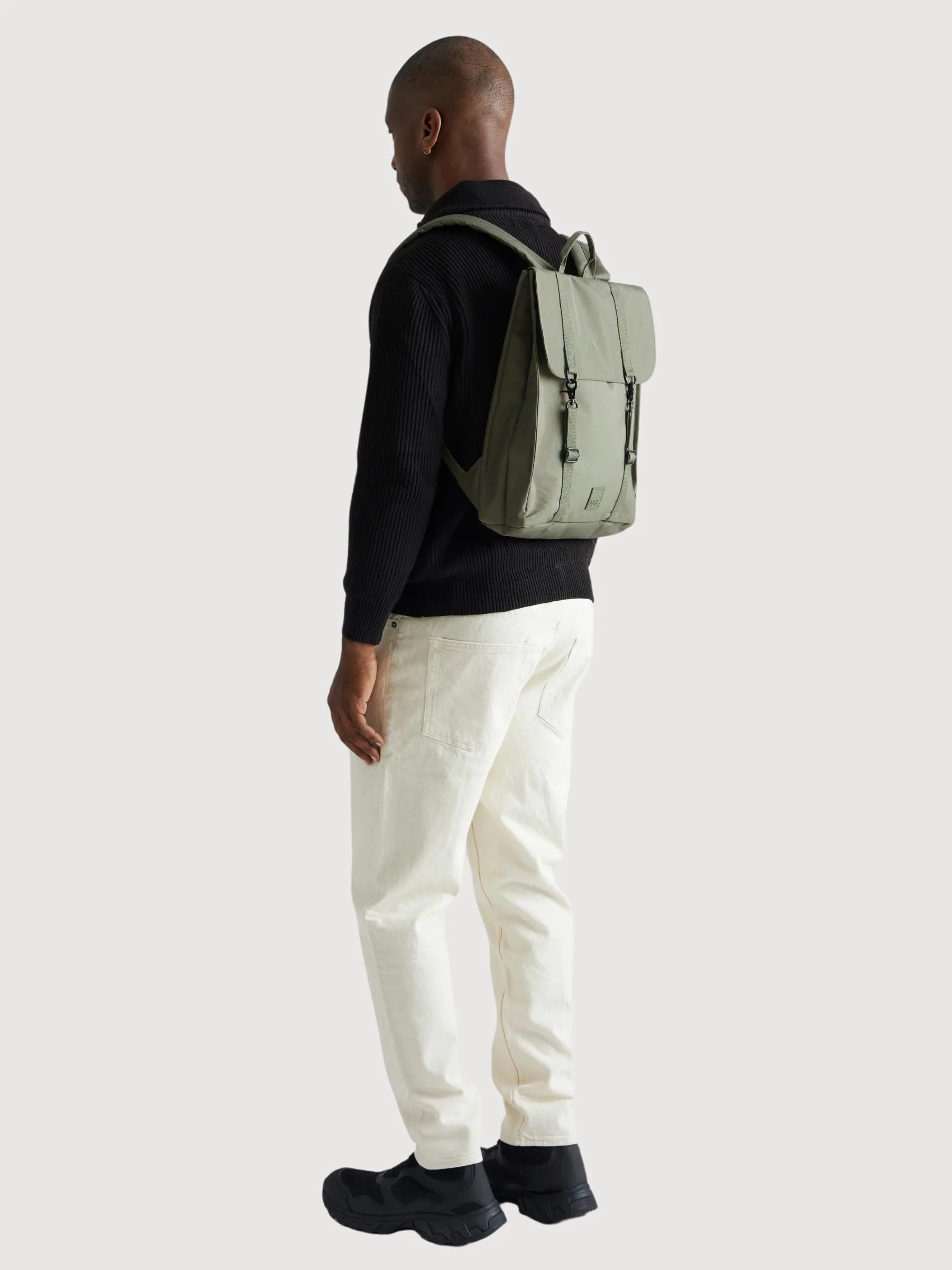 Handy Stripes Olive Backpack | Lefrik
