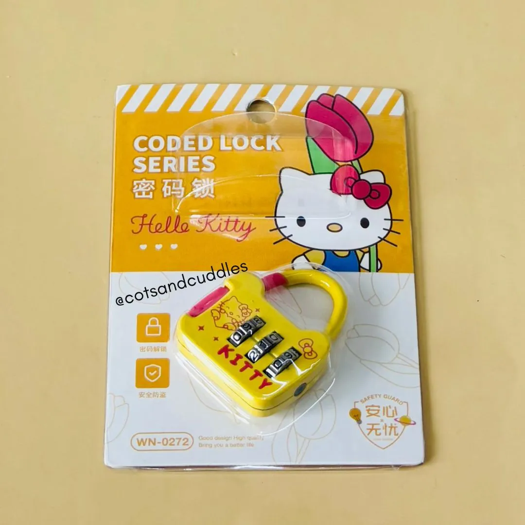 Hello Kitty Theme Mini Password Lock