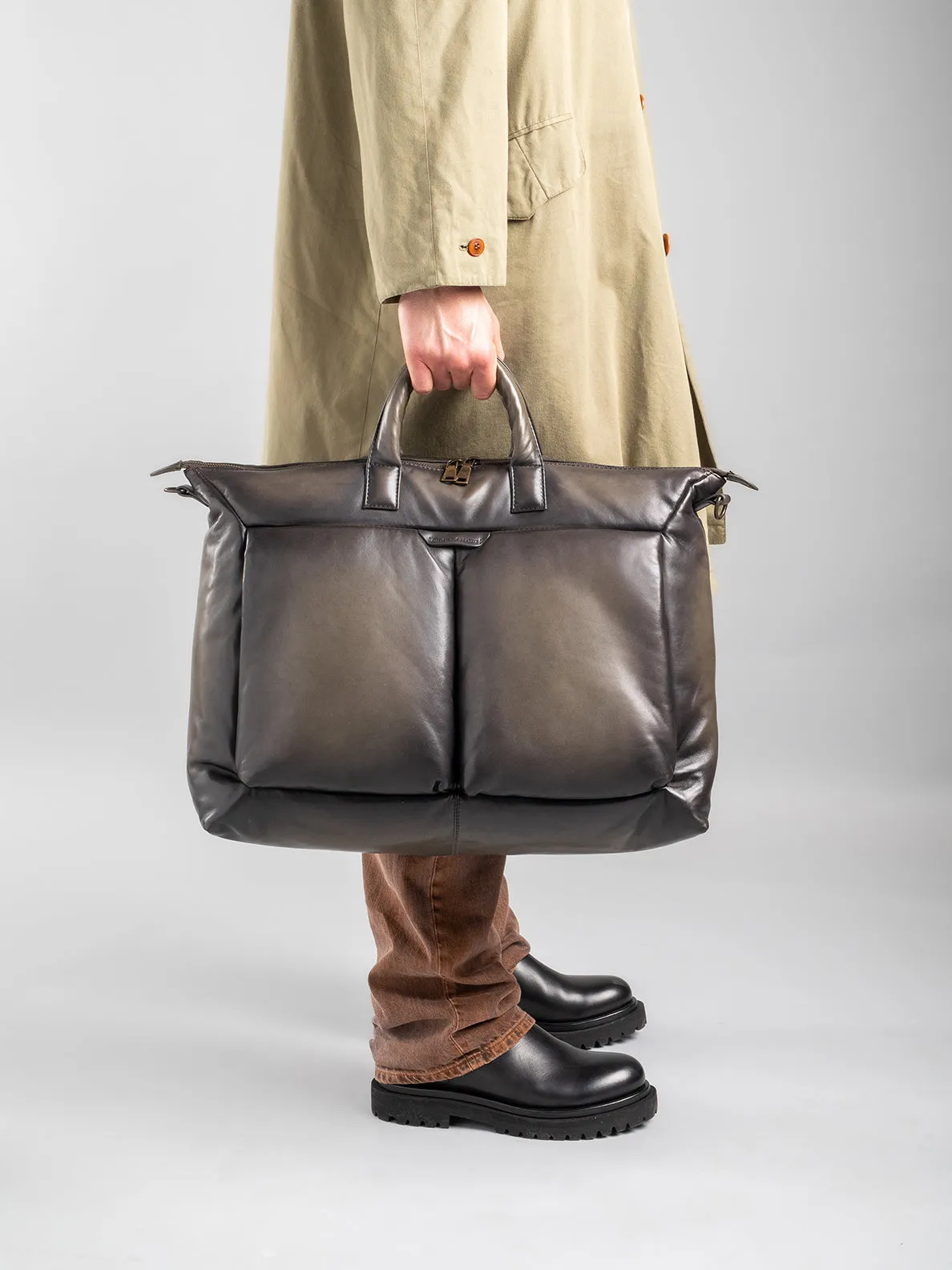 HELMET 31 - Black Leather Weekender