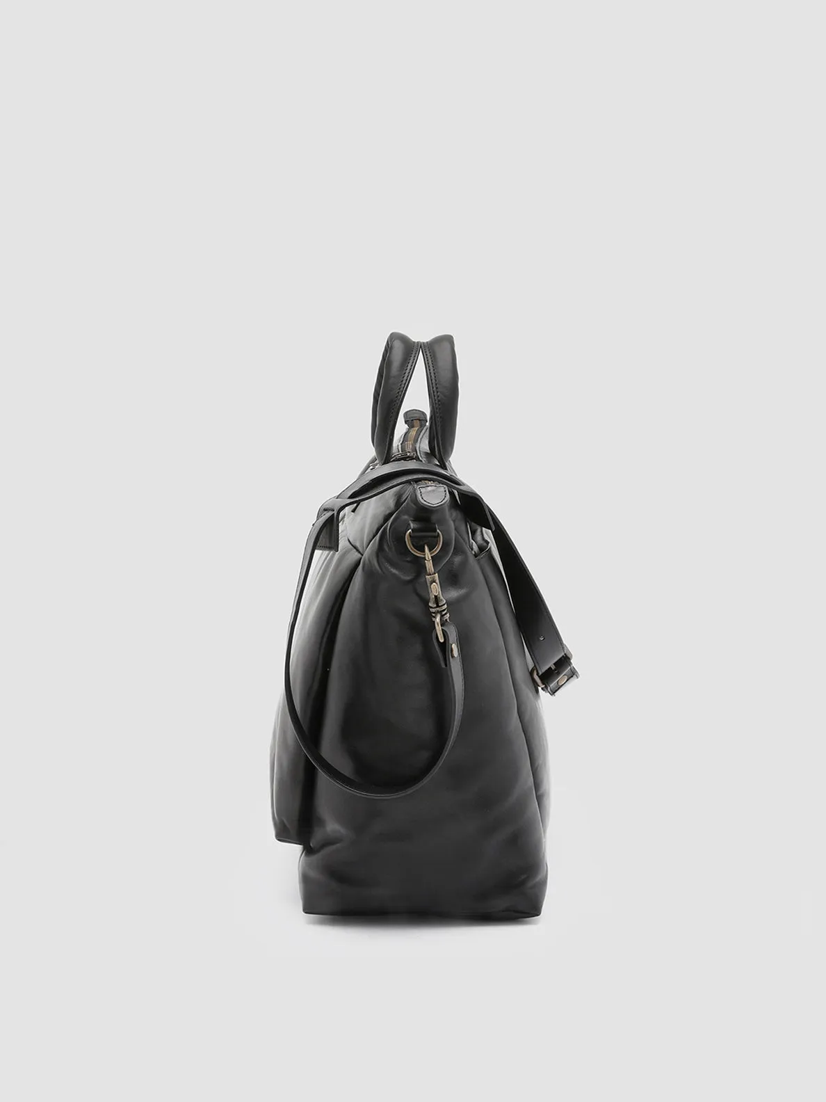 HELMET 31 - Black Leather Weekender