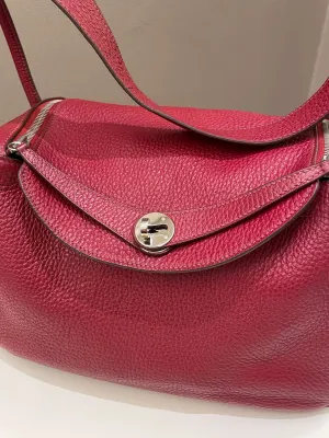 Hermes Lindy 30 Rouge Garance Clemence