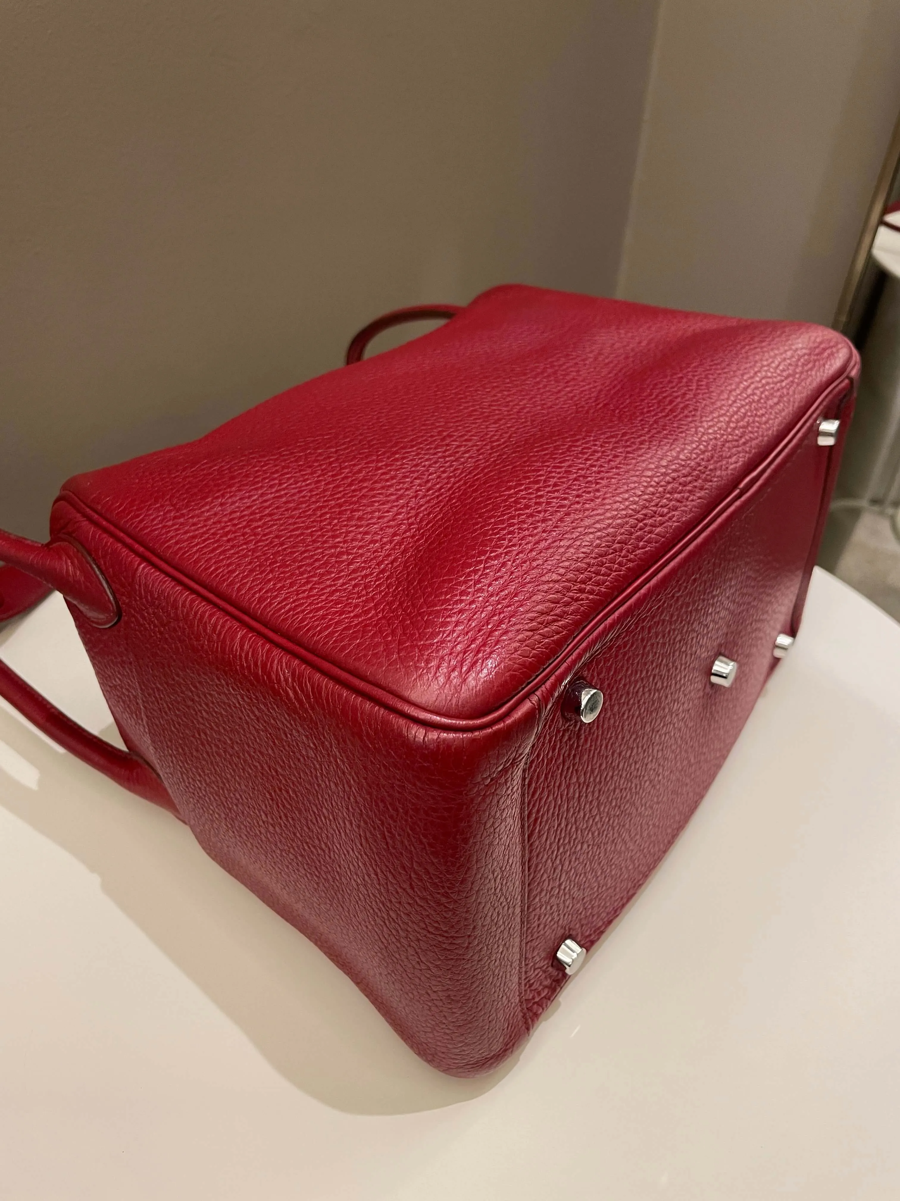 Hermes Lindy 30 Rouge Garance Clemence