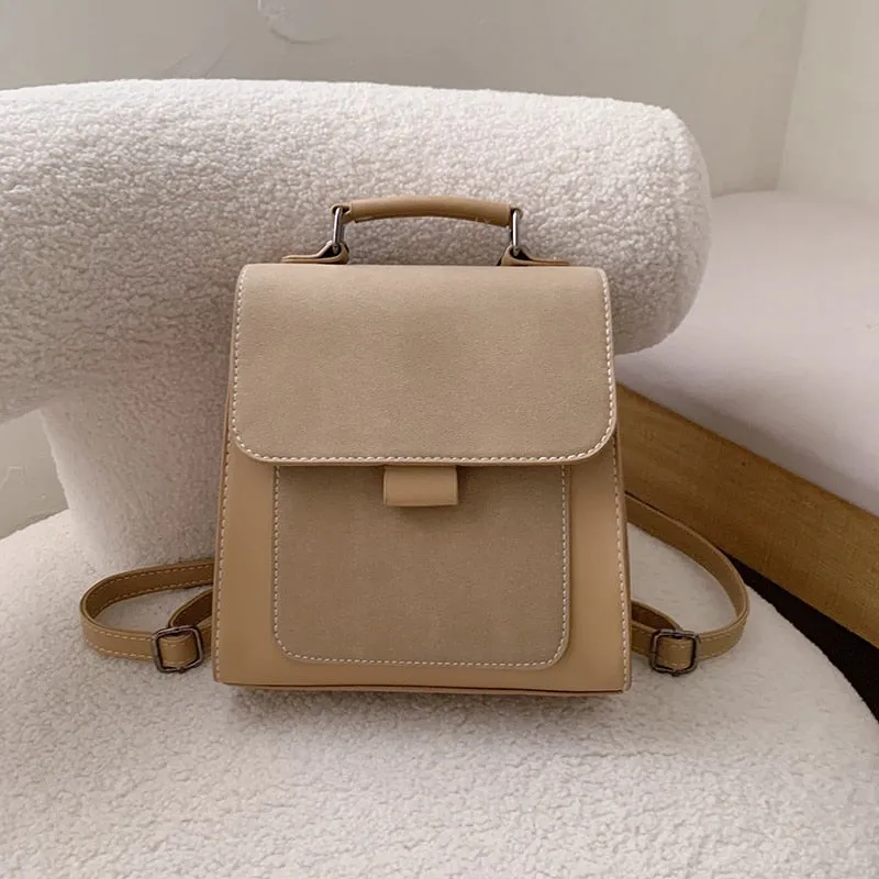 High Quality Leather Backpack Women Cute Mini Backpacks for Women Fashion Women's Backpack Luxury Small Designer Backbags Trend