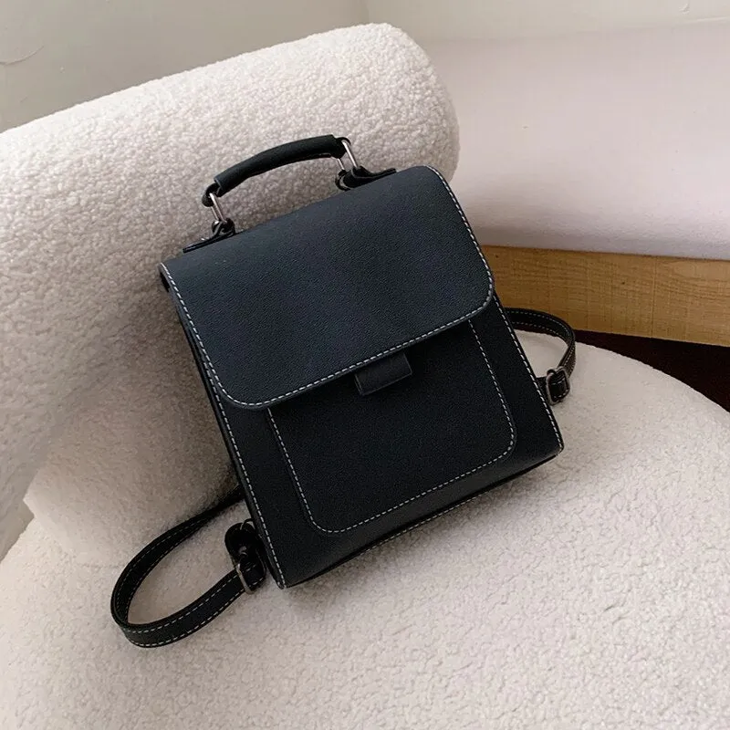 High Quality Leather Backpack Women Cute Mini Backpacks for Women Fashion Women's Backpack Luxury Small Designer Backbags Trend
