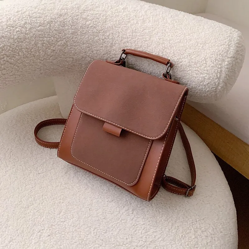 High Quality Leather Backpack Women Cute Mini Backpacks for Women Fashion Women's Backpack Luxury Small Designer Backbags Trend