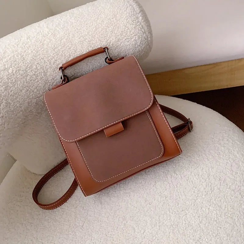 High Quality Leather Backpack Women Cute Mini Backpacks for Women Fashion Women's Backpack Luxury Small Designer Backbags Trend