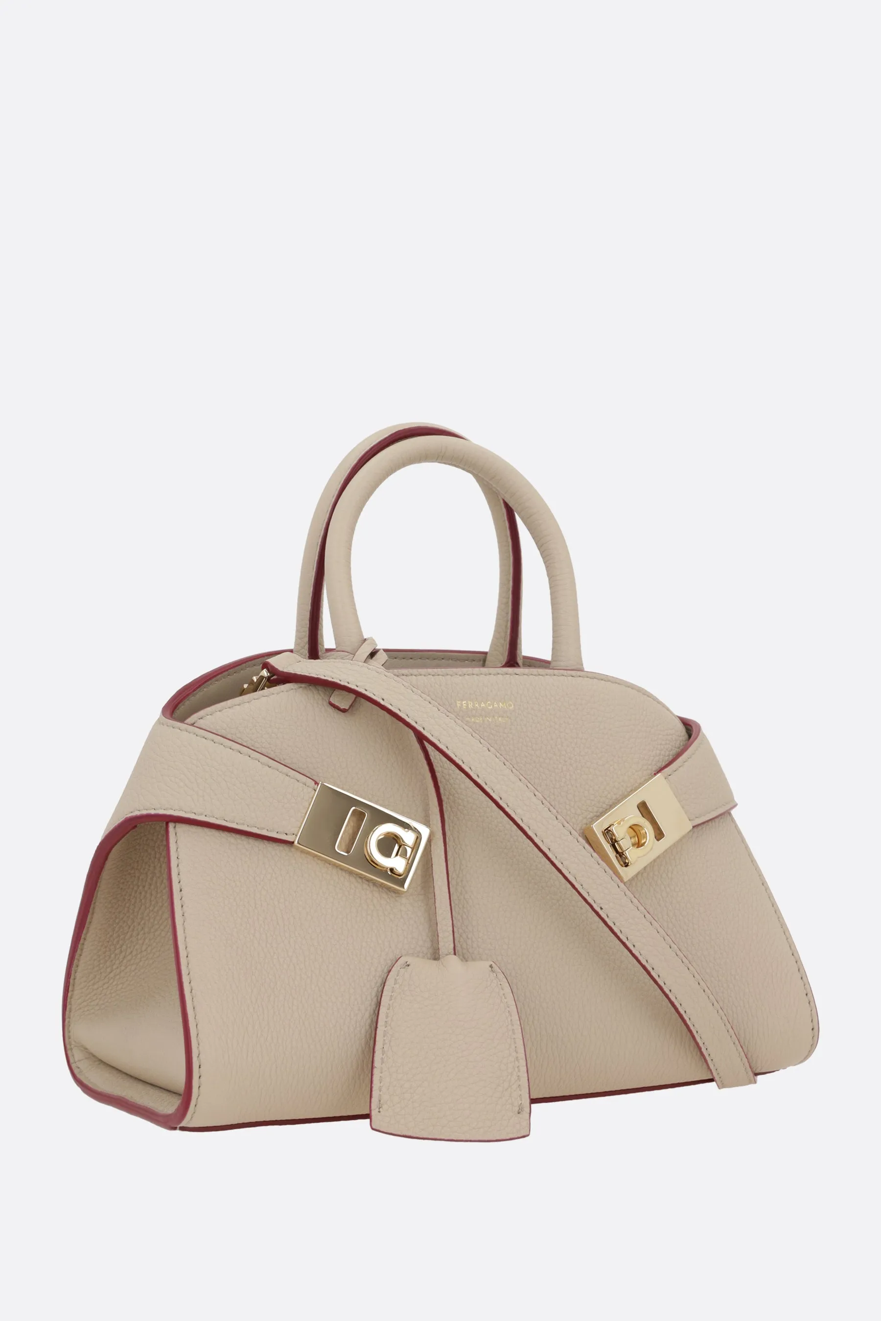 Hug Mini Handbag In Grainy Leather