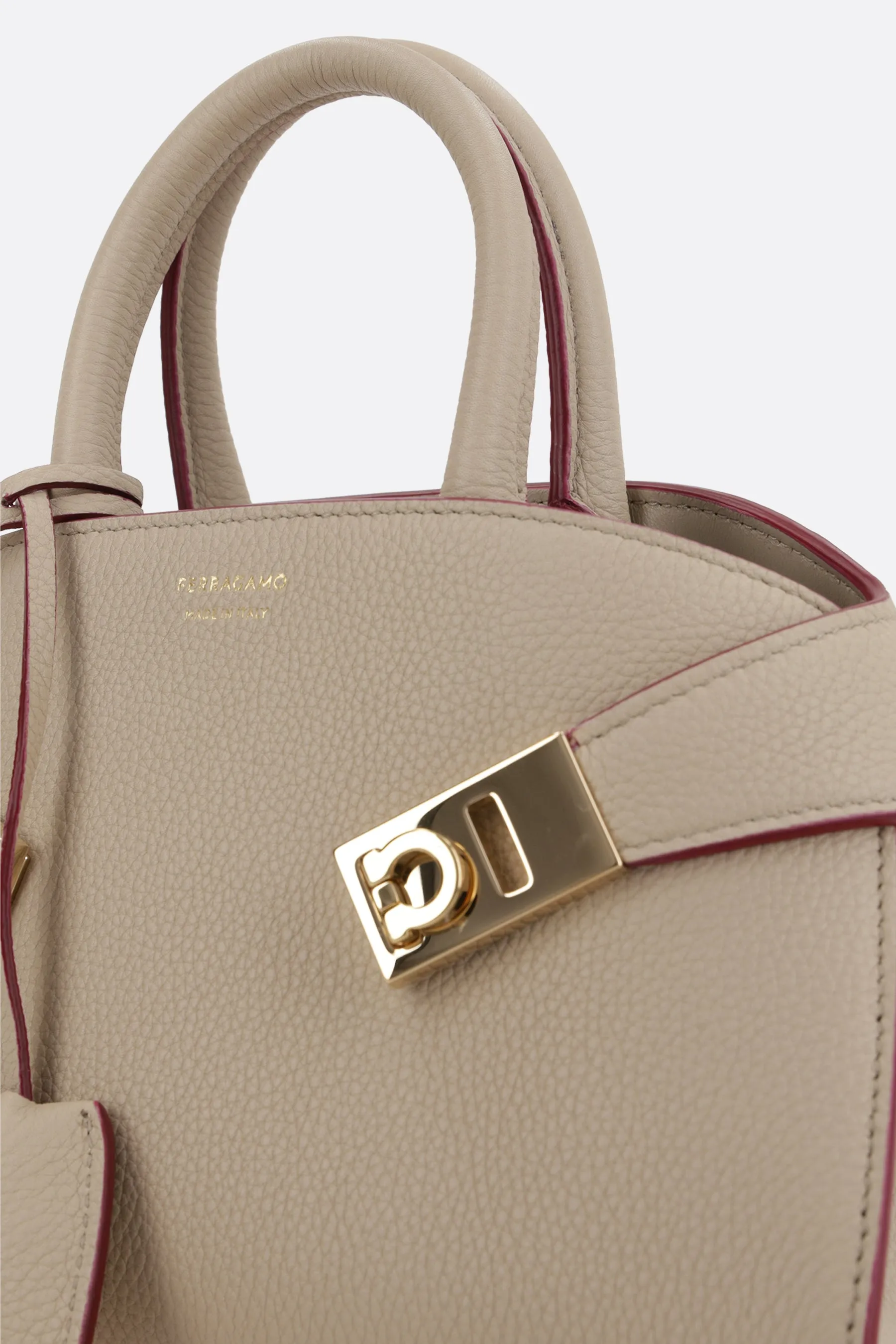 Hug Mini Handbag In Grainy Leather