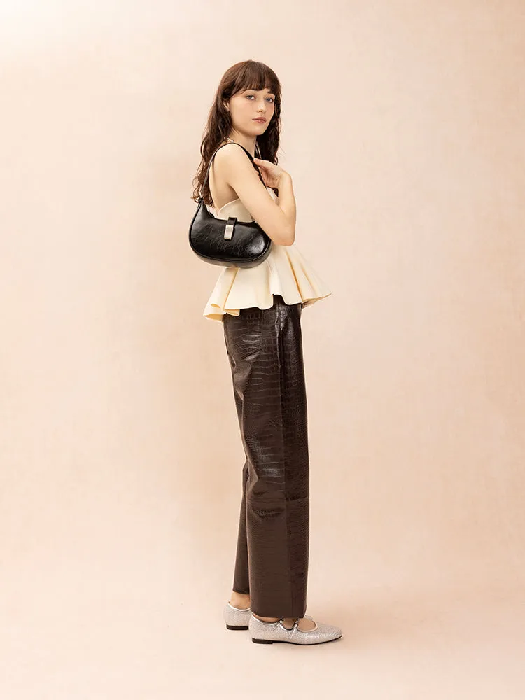 Jayne Metallic Accent Bag
