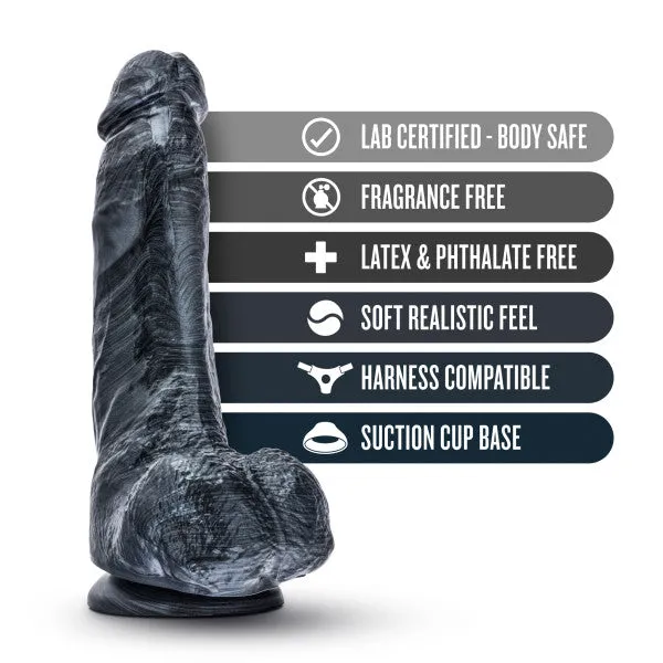 Jet Nero Carbon Metallic Black Dildo
