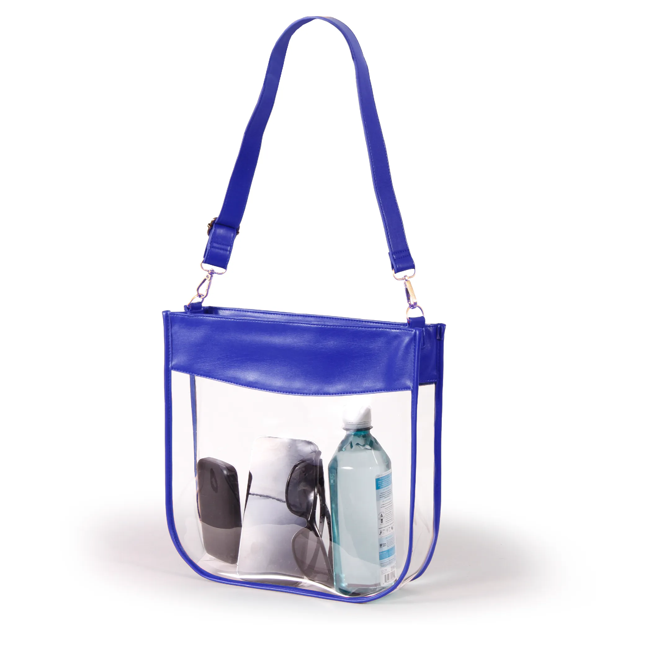 Kate Clear Purse with Team Color Trim