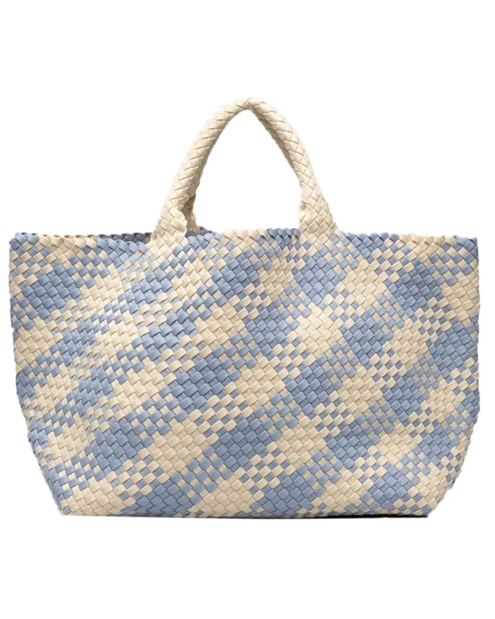 Large St. Barths Tote in Capri Plaid