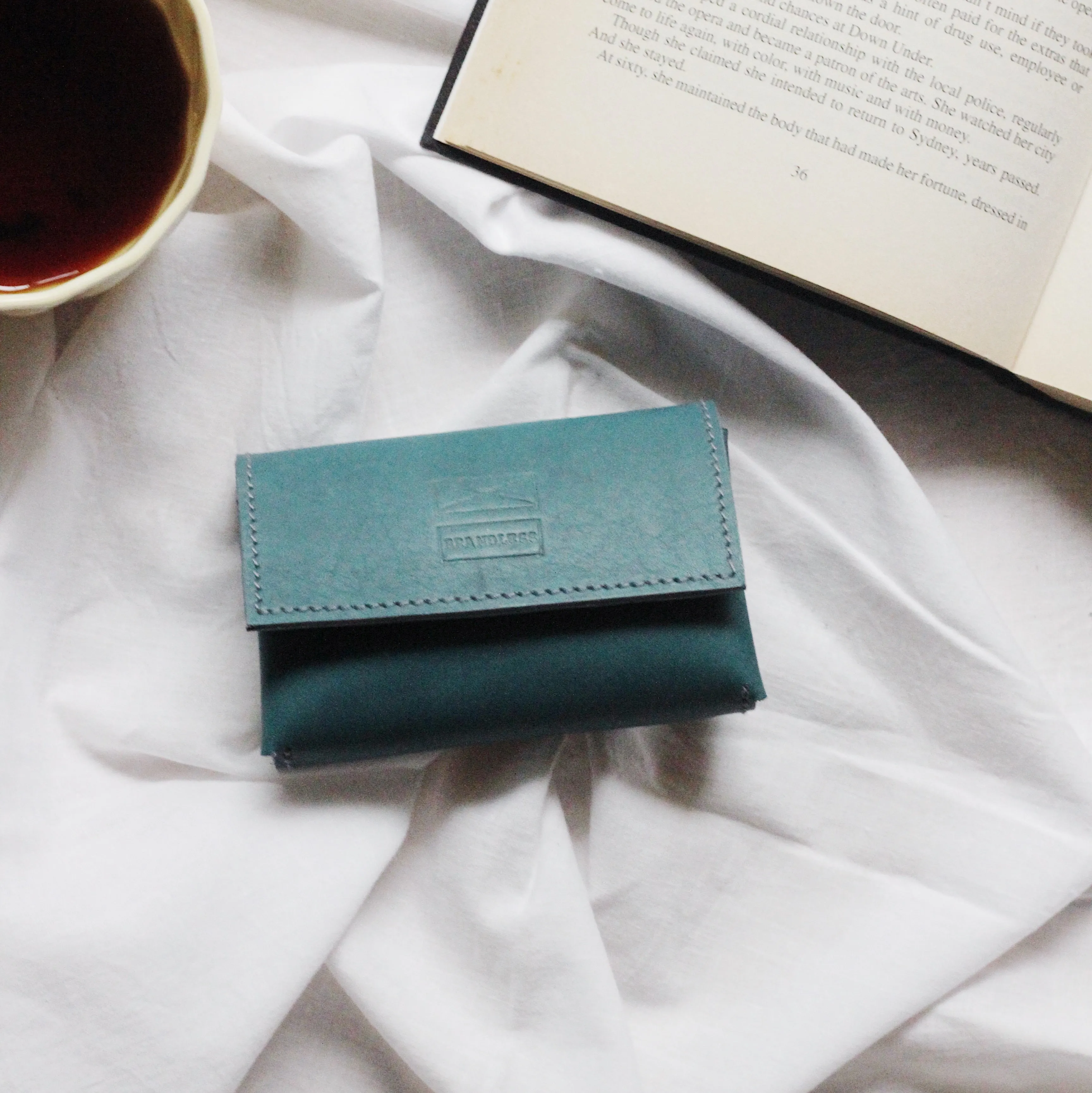Leather Card Holder- Black