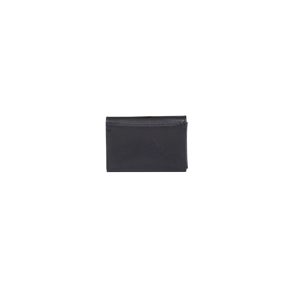 Leather Card Holder- Black