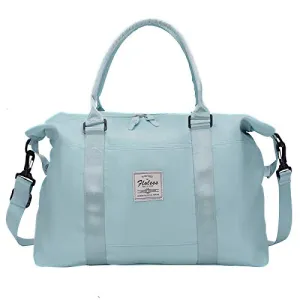 Light Blue Carry On Bag for Women with Wet Pocket, Travel, Leisure
