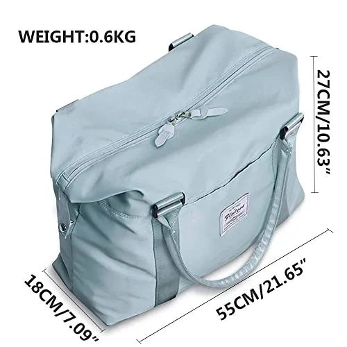 Light Blue Carry On Bag for Women with Wet Pocket, Travel, Leisure