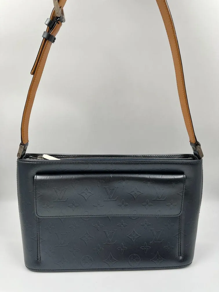 Louis Vuitton Mat Allston Handbag Monogram Vernis