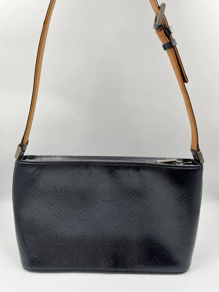 Louis Vuitton Mat Allston Handbag Monogram Vernis