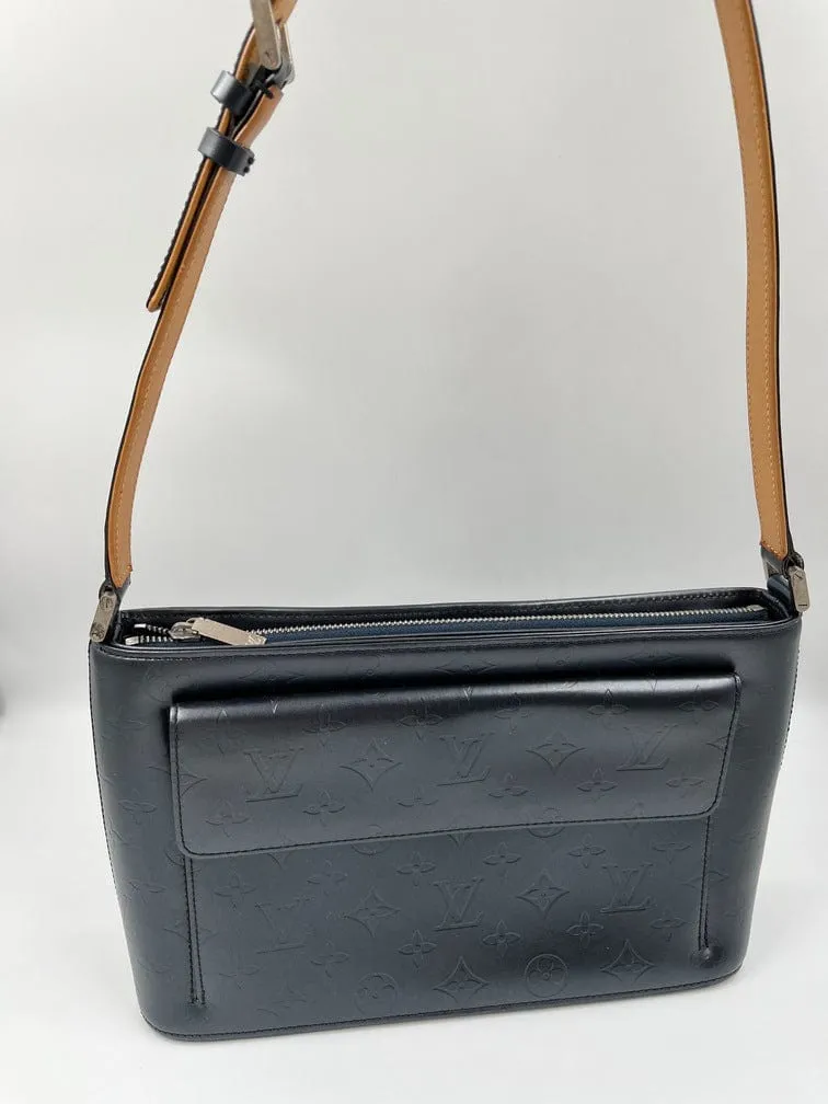 Louis Vuitton Mat Allston Handbag Monogram Vernis