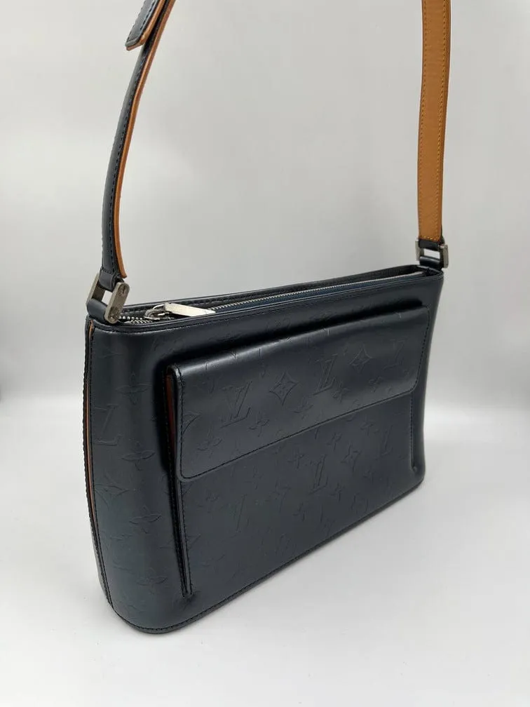 Louis Vuitton Mat Allston Handbag Monogram Vernis