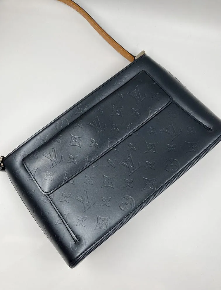 Louis Vuitton Mat Allston Handbag Monogram Vernis