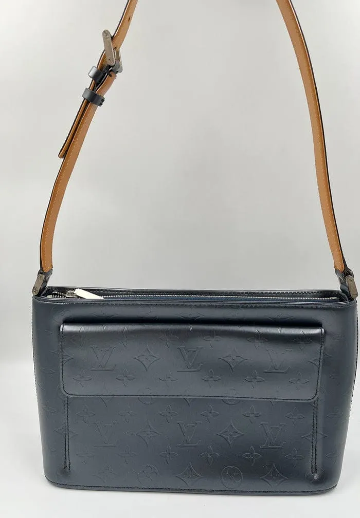Louis Vuitton Mat Allston Handbag Monogram Vernis