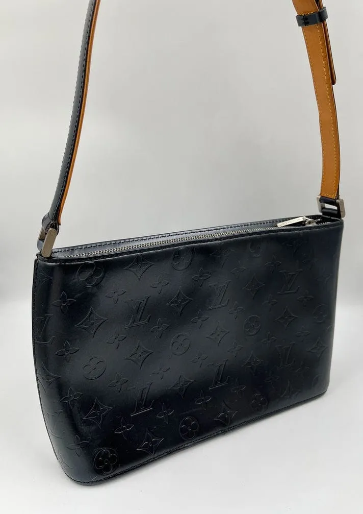 Louis Vuitton Mat Allston Handbag Monogram Vernis