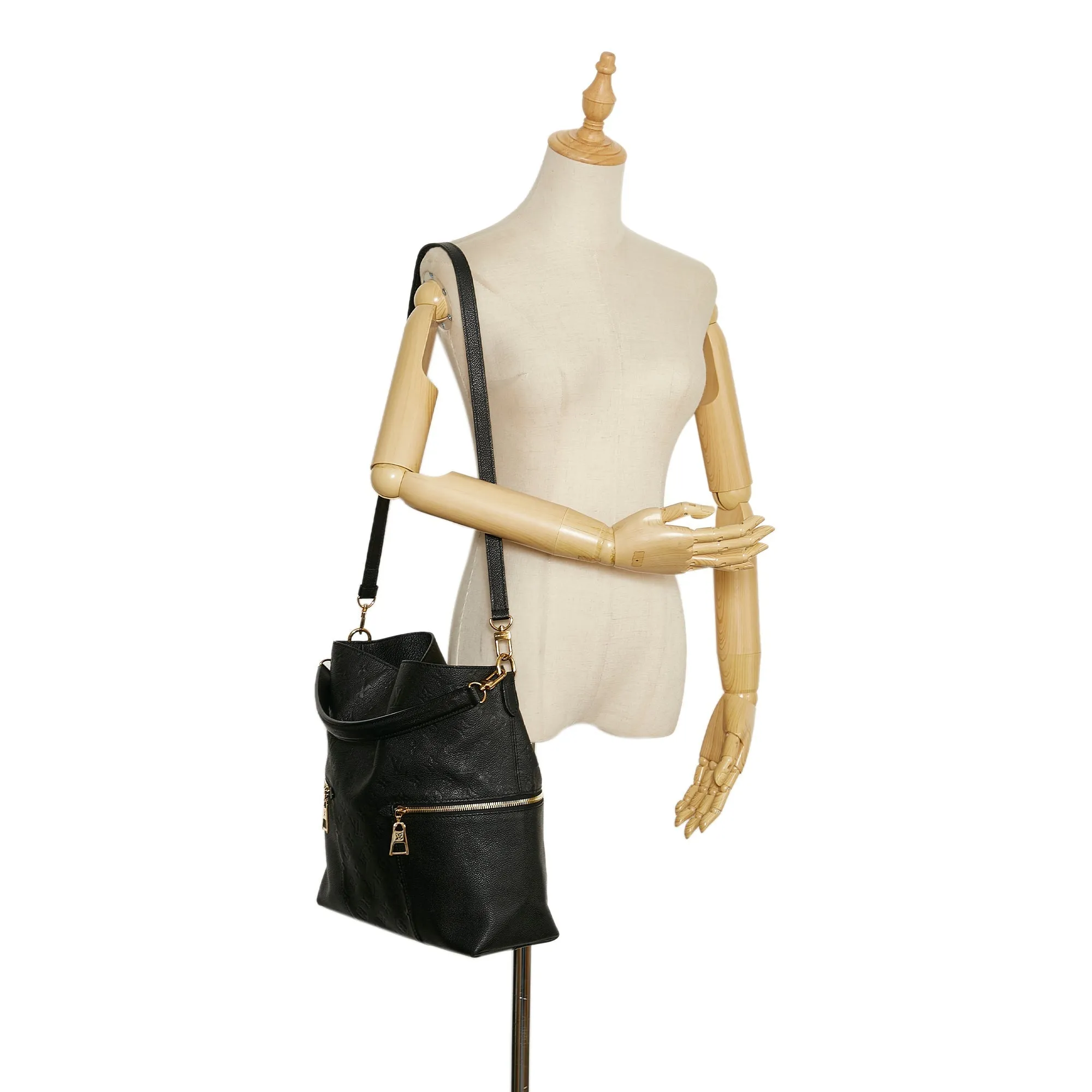 Louis Vuitton Melie Black Monogram Empreinte