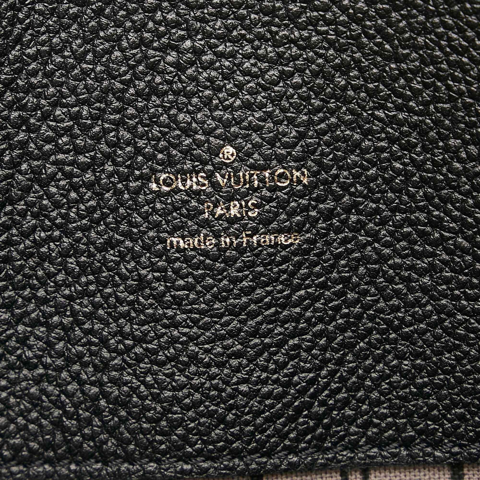 Louis Vuitton Melie Black Monogram Empreinte