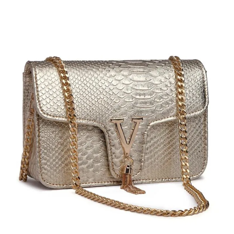 Luxury Crocodile Bags Leather Chain Crossbody/Shoulder Purse