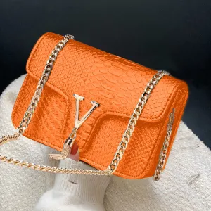 Luxury Crocodile Bags Leather Chain Crossbody/Shoulder Purse