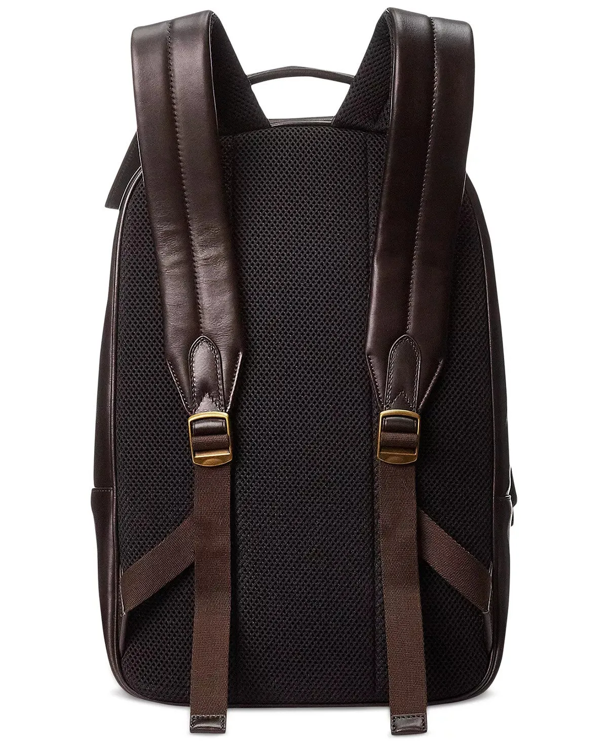 Men's leather backpack Polo Ralph Lauren, dark brown