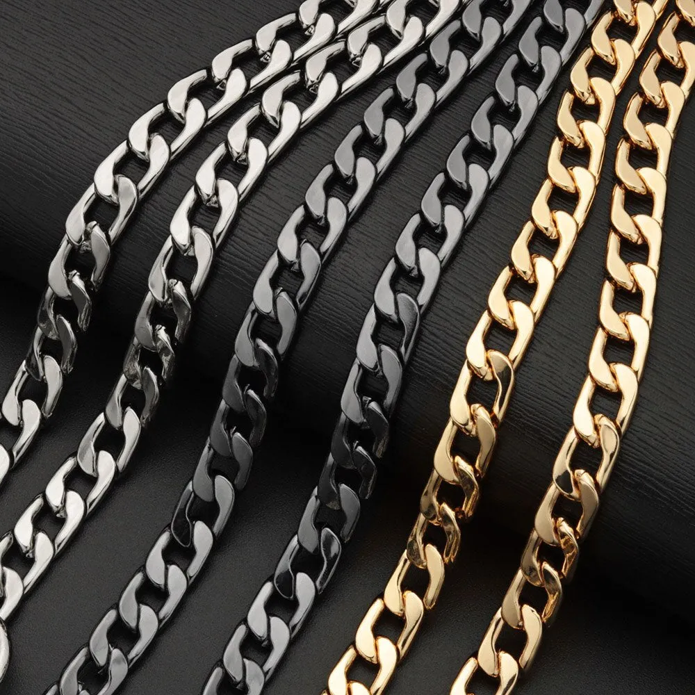Metal Wallet Belt Chain - Gold