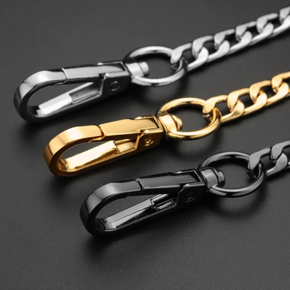 Metal Wallet Belt Chain - Gold