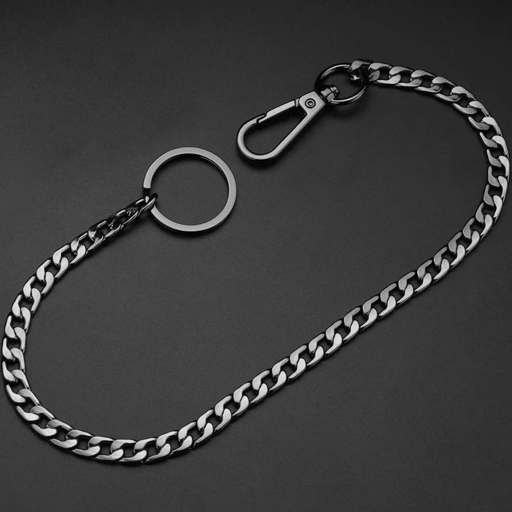 Metal Wallet Belt Chain - Gold