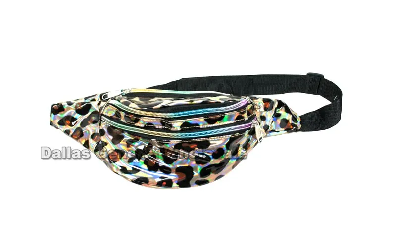 Metallic Animal Print Fanny Packs Wholesale