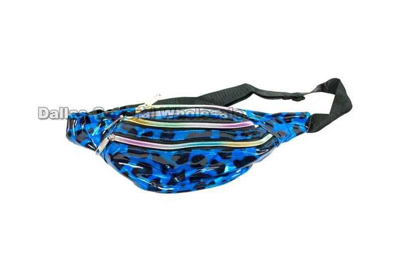 Metallic Animal Print Fanny Packs Wholesale